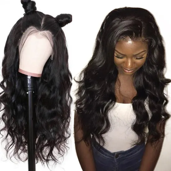 Indian Loose Body Wave 13x4 Frontal Wig 30Inch Loose Body Wave Lace Front Human Hair Wigs 4x4 Closure Wigs For Women Human Hair