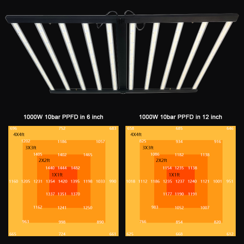 Greenhouse 6*6ft 1000W UV IR Ip65 Grow Lights