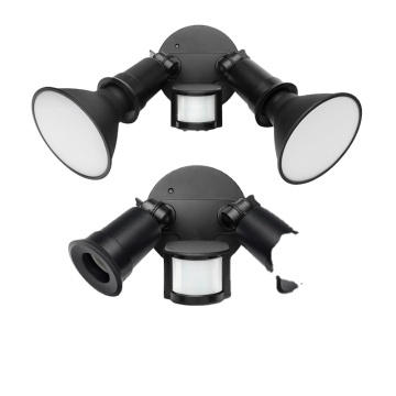 Smart Twin Security Floodlight with PIR Motion Sensor: Enhancing Home Safety and Illumination