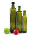 500 ml Bouteille en verre d'huile d'olive verte avec couvercle