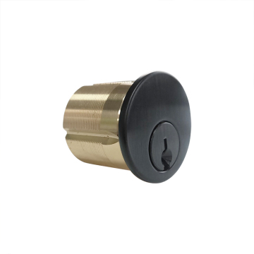 American Style Oval Round Brass Door Lock Cylinder
