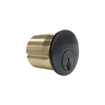 American Style Oval Round Brass Door Lock Cylinder