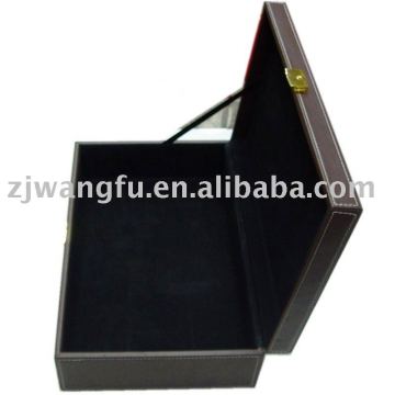 faux leather box for gifts