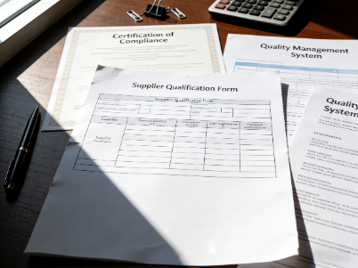 supplement supplier qualification