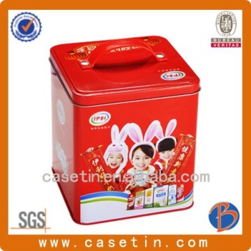 rectangle cookie&candy tins,food grade gift metal tin boxes