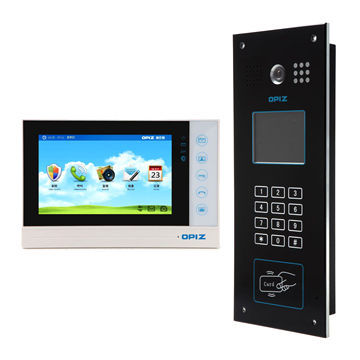 TCP/IP video door phone for multi-apartment buildings