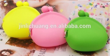 2014 Hot Selling silicone purses/ silicone coin purses/ silicone pouches
