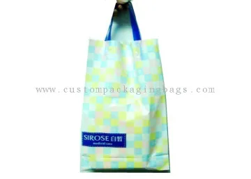 Gravure Printing Custom Die Cut Handle Shopping Printed Polythene Bags