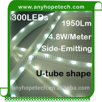 Cheap price 60led per 5m DC24V smd flexible led strip side view waterproof