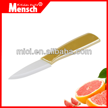 3 inch ceramic knife with titanizing handle with ceramic handle