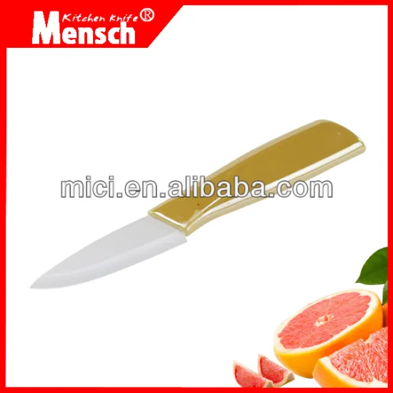 3 inch ceramic knife with titanizing handle with ceramic handle