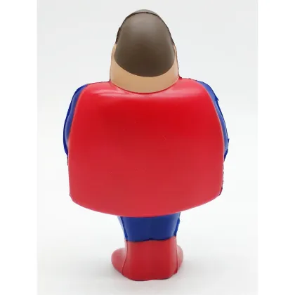 PU Soft Superman Shape Squeeze Toy