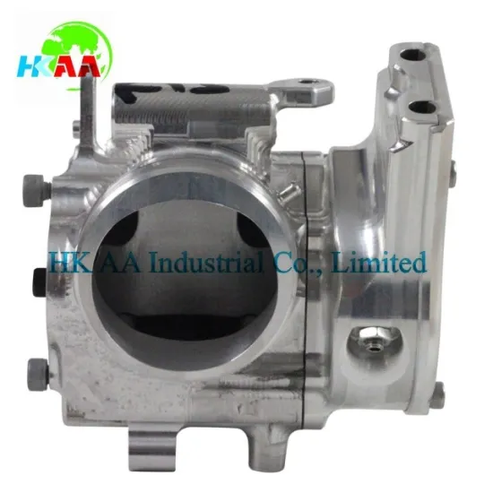 5 axis precision machined motorbike throttle body with TS16949 certification made in China