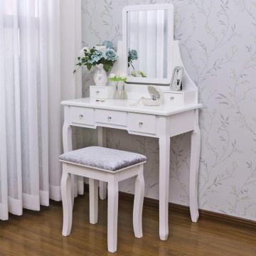 Modern Dressing Table Makeup Dresser with Mirror