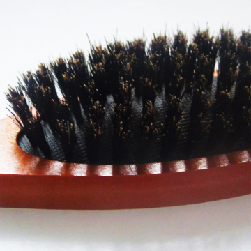 Natural Boar Hairbrush Massage Comb Anti-static Hair Scalp Paddle Brush Beech Wooden Handle Hair Brush Hair Comb Styling Tool