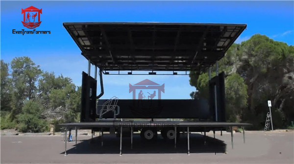 6x5x6 3m Mobile Retractable Stage