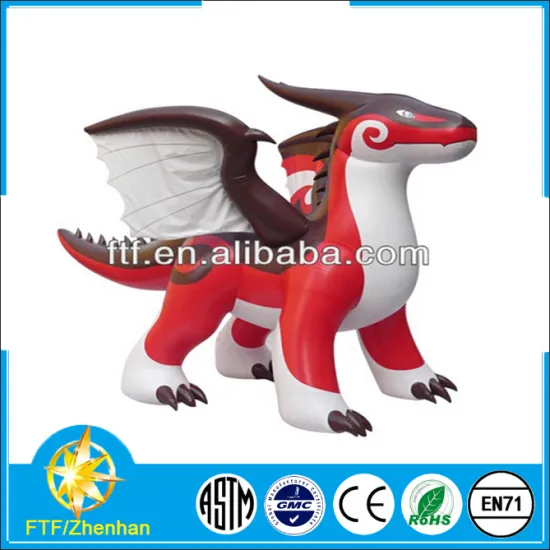 2015Most popular pvc red giant Zenith Dragon type giant inflatable Zenith Dragon