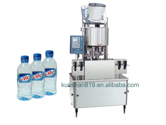 plastic water bottle sealing cap machine
