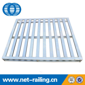Heavy duty stackable galvanized sheet metal pallet for sale