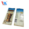 Plastic Chocolate Bar Middle Seal Aluminum Foil Bag