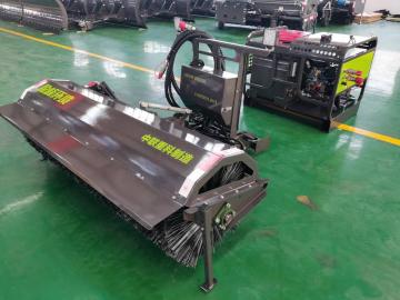 Integrated Hydraulic System Snow Removal Brush