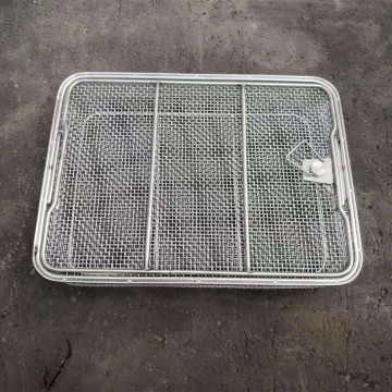 Folding Wire Basket with Handle