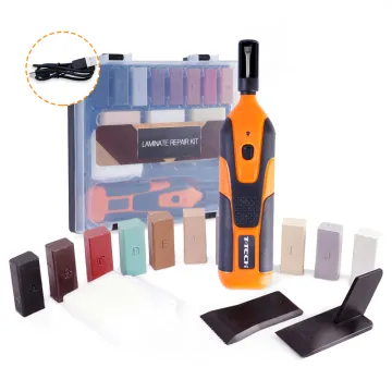 3.7V Lithium-Ion Battery Flooring Tile Scratch Repair and Maple Laminate Matching Kit