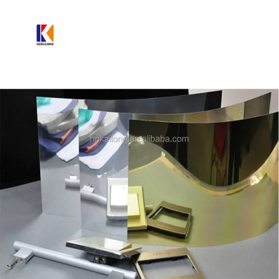Gold Aluminum Mirror Reflective Sheet for Lighting and Electronics