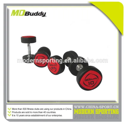 Nantong sports manufacturers fitness PU dumbbell sets