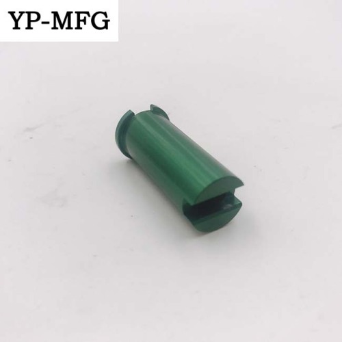 CNC Machining Green Aluminum Parts Painted