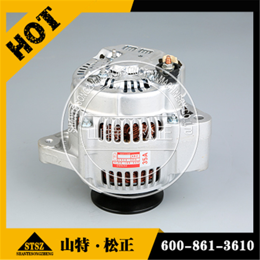 600-861-3610 alternator PC130-8 for komatsu excavator parts