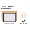 Factory wholesale ultra thin A4 LED light pad
