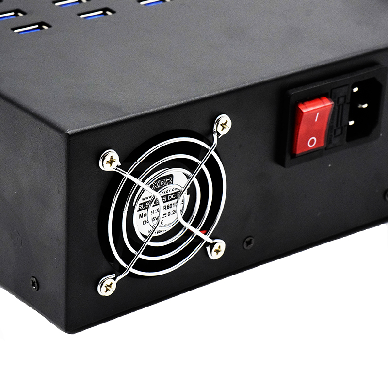 80-port 600W Smart Charger details: silent cooling fan and anti-short-circuit 3-in-1 switch 80-port 600W Smart Charger details: silent cooling fan and anti-short-circuit 3-in-1 switch