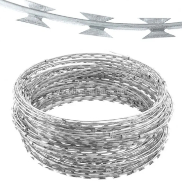 Factory Supply High Quality Galvanized Razor Wire Rope Barbed Wire for Protection