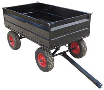 4WCART 4Wheel Utility Cart Trailer 17Cubic