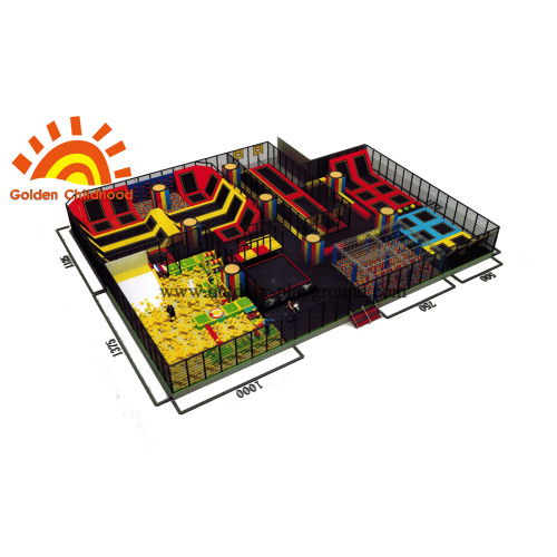 Colourful Trampoline Park  For Children