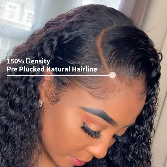 Huashuo Wholesale Swiss Transparent HD Full Lace Glueless Human Hair Lace Frontal Wigs
