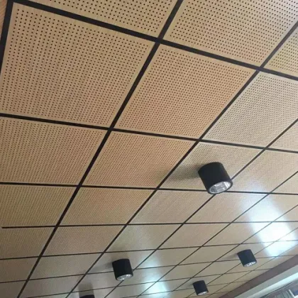 Sound Absorbing Board Cinema Wooden Perforated Acoustic Panel