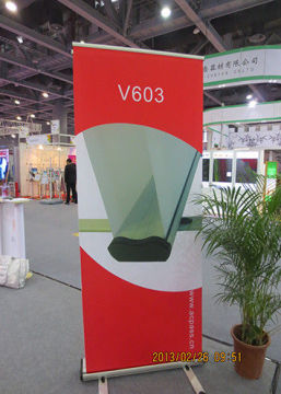 Scrolling Retractable Trade Show Banner For Exhibition