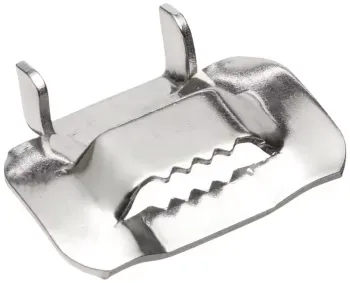 304 Stainless Steel Ear-lokt Buckle Wing Clip Clamp 5/8''*1.2mm