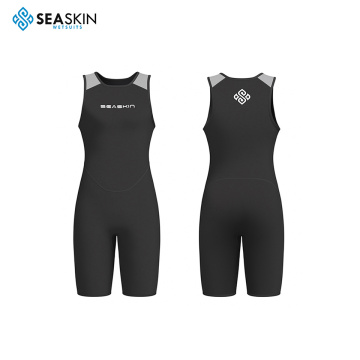 Seaskin Men Sleeveless Surf Wetsuit Summer Water Sports