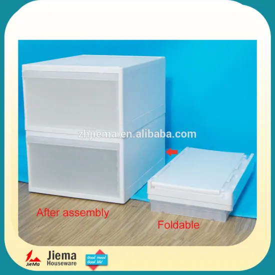 New design fashion foldable plastic storage cabinet kids storage box baby plastic drawer