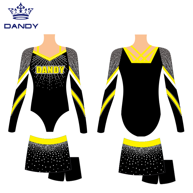 Custom Long Sleeve Cheerleader Costume