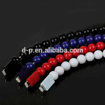 2017 Fashion bracelet micro usb cable for Mobile Phone usb cable