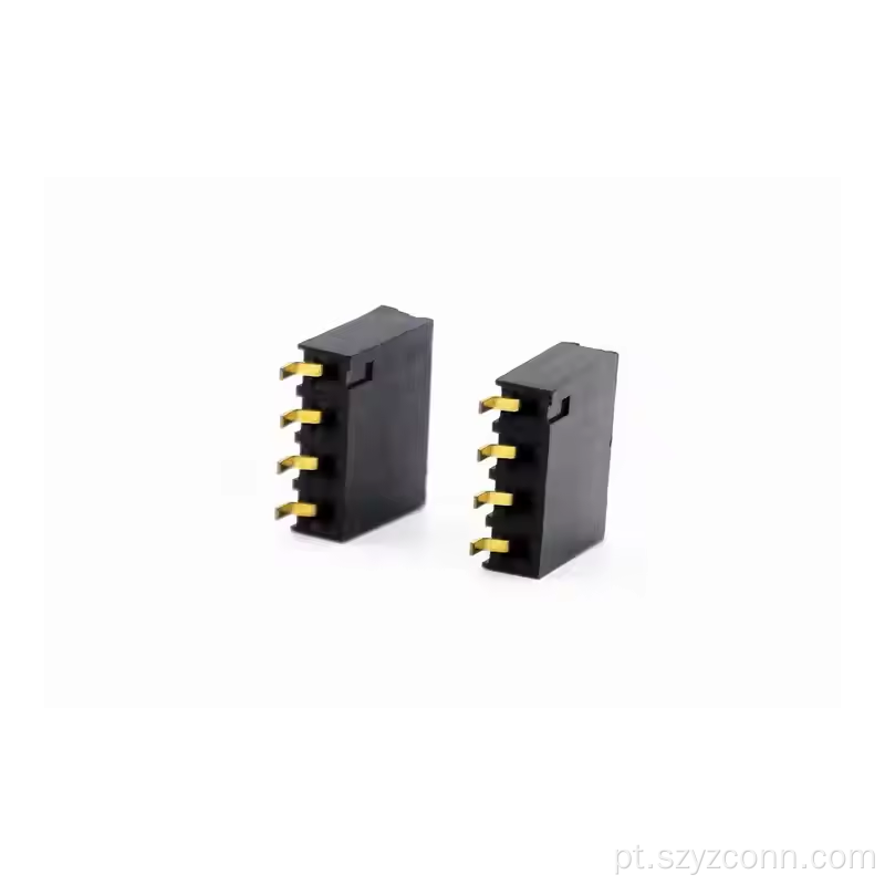 Entrada lateral fêmea 8P do conector de cabeçalho de 2,54 mm