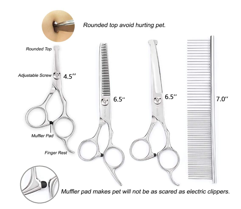 Dog Grooming Scissors Kit