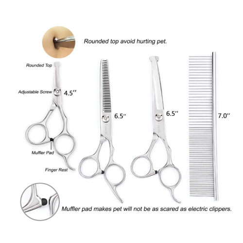 Dog Grooming Scissors Kit