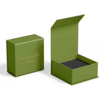 Custom Logo Recyclable Luxury Magnetic Key Jewelry Gift Box Packaging