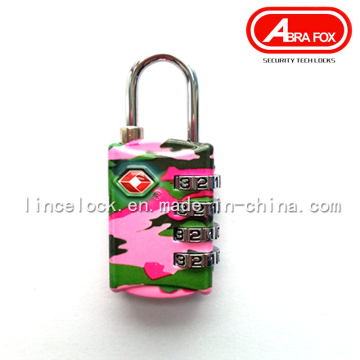 Zinc Alloy Colour Heat Plated Design Combination Padlock (805)