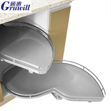 Kitchen Rotating Storage Basket Magic Blind Corner Cabinet